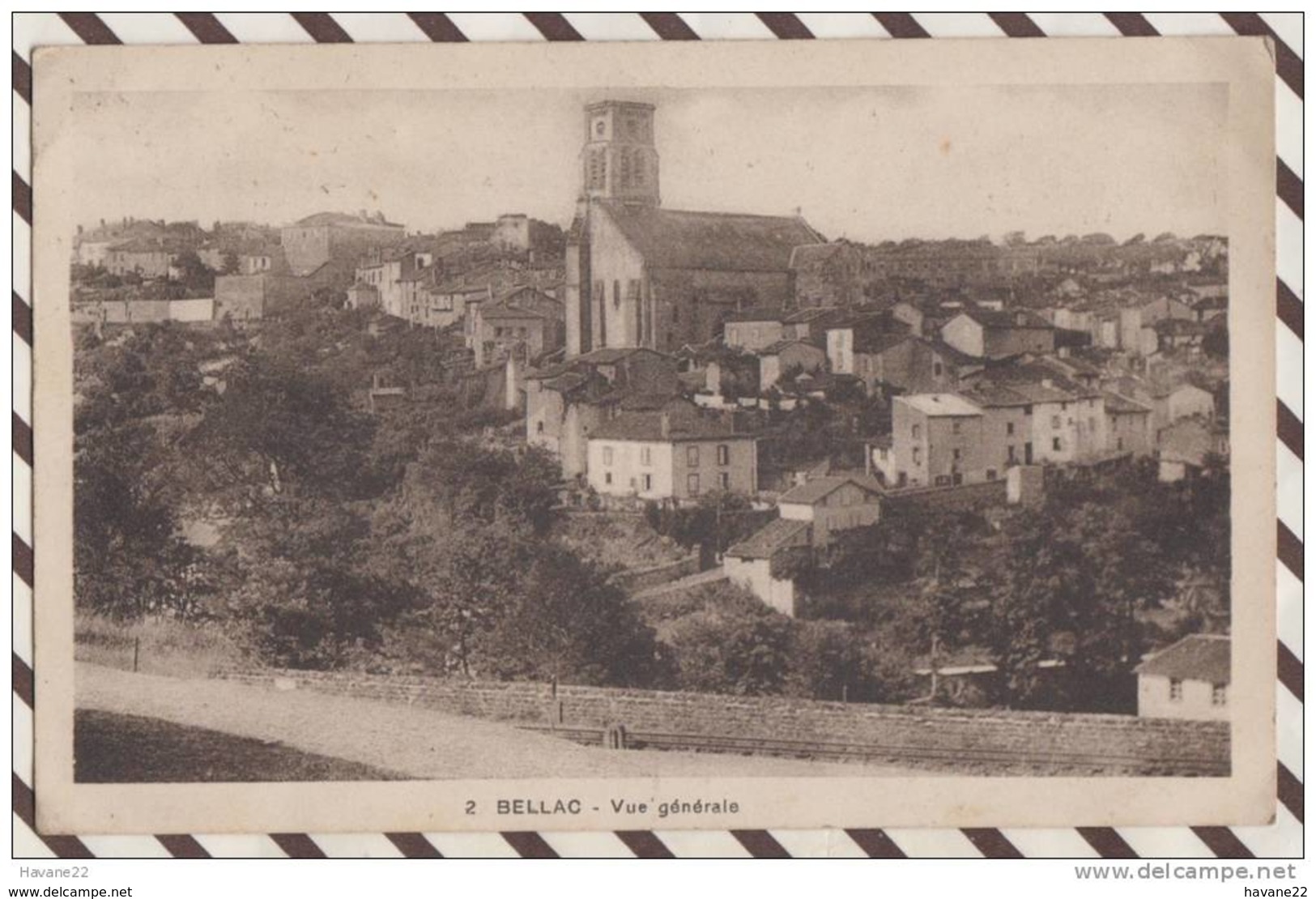 3AC115 BELLAC VUE GENERALE  2 Scans - Bellac