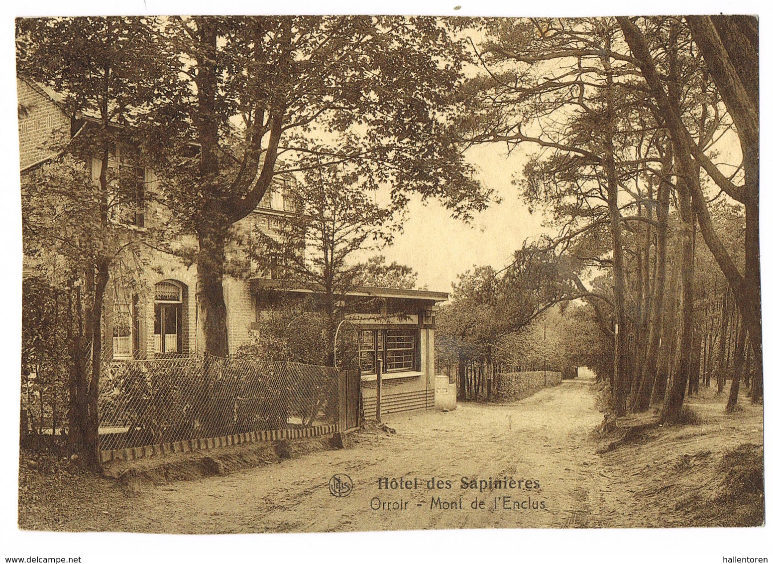 Orroir: -  Mont De L'Enclus : Un Coin De L'Hôtel Des Sapinières.  (2 Scans) - Autres & Non Classés