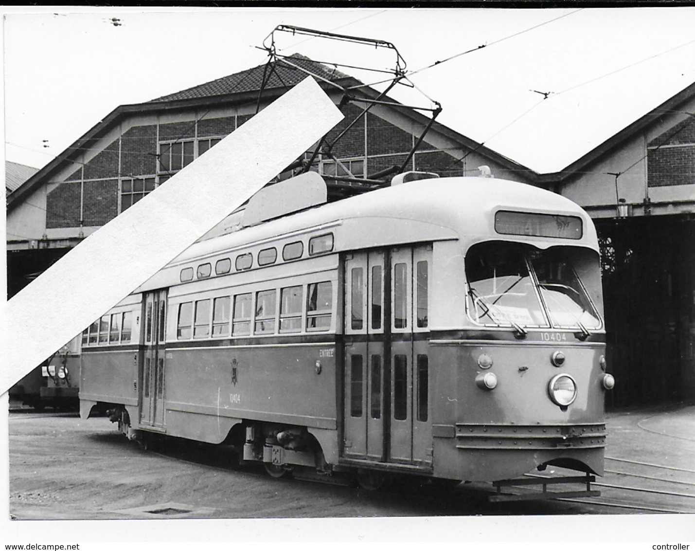 Charleroi Depot, PCC 10404, Mei 1960, Foto E. De Backer - Trains