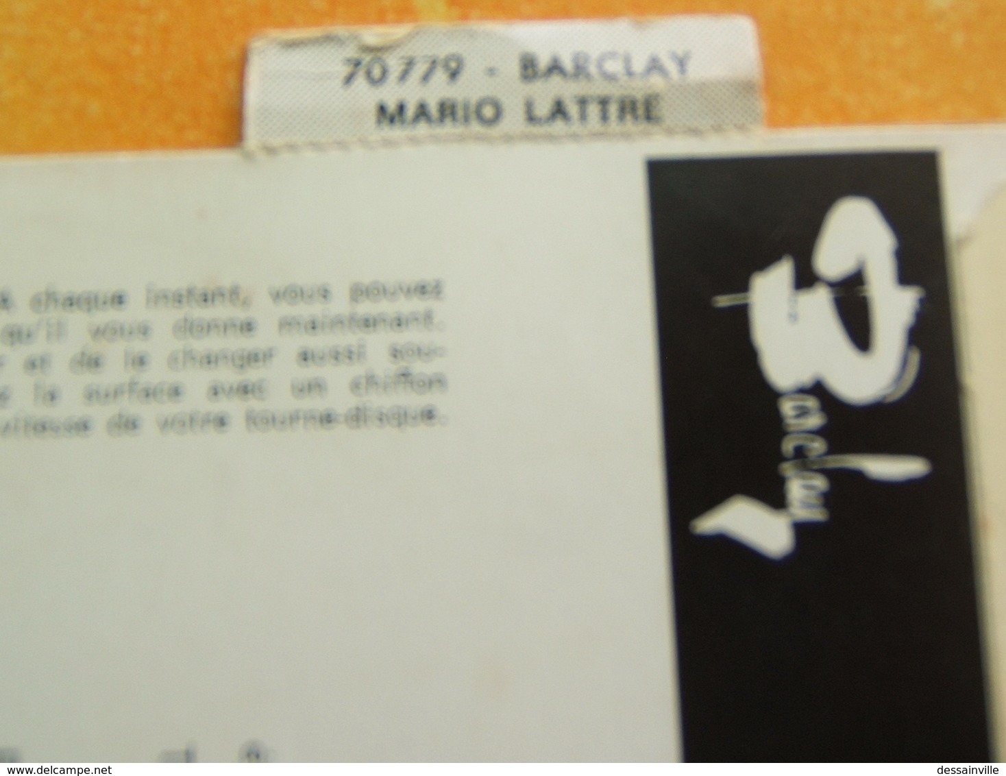 MARIO LATTRE 45 Tours - GRANADA / CATARI CATARI / LA DANZA / SANTA LUCIA - Révélation TELE-DIMANCHE - Other - Spanish Music