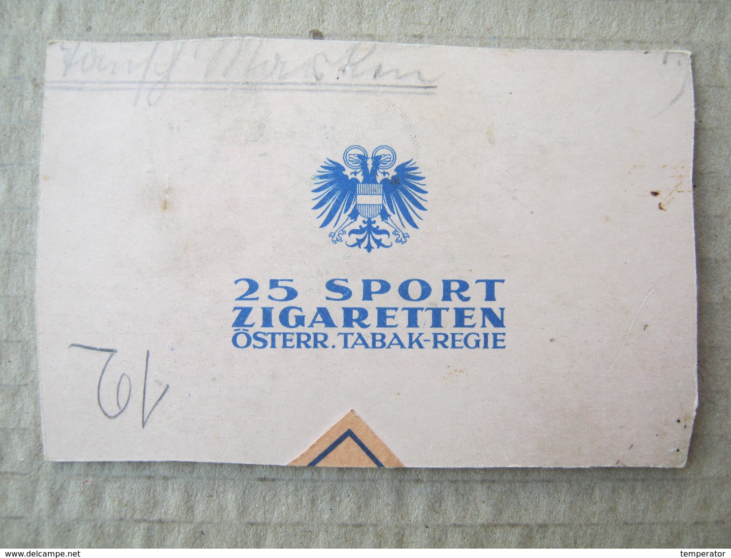 Austria / Bad Hall - Sanatorium.. / Picture, Clip From A Cigarette Box ( 25 SPORT Zigaretten Österr. - Tabak Regie ) - Autres & Non Classés