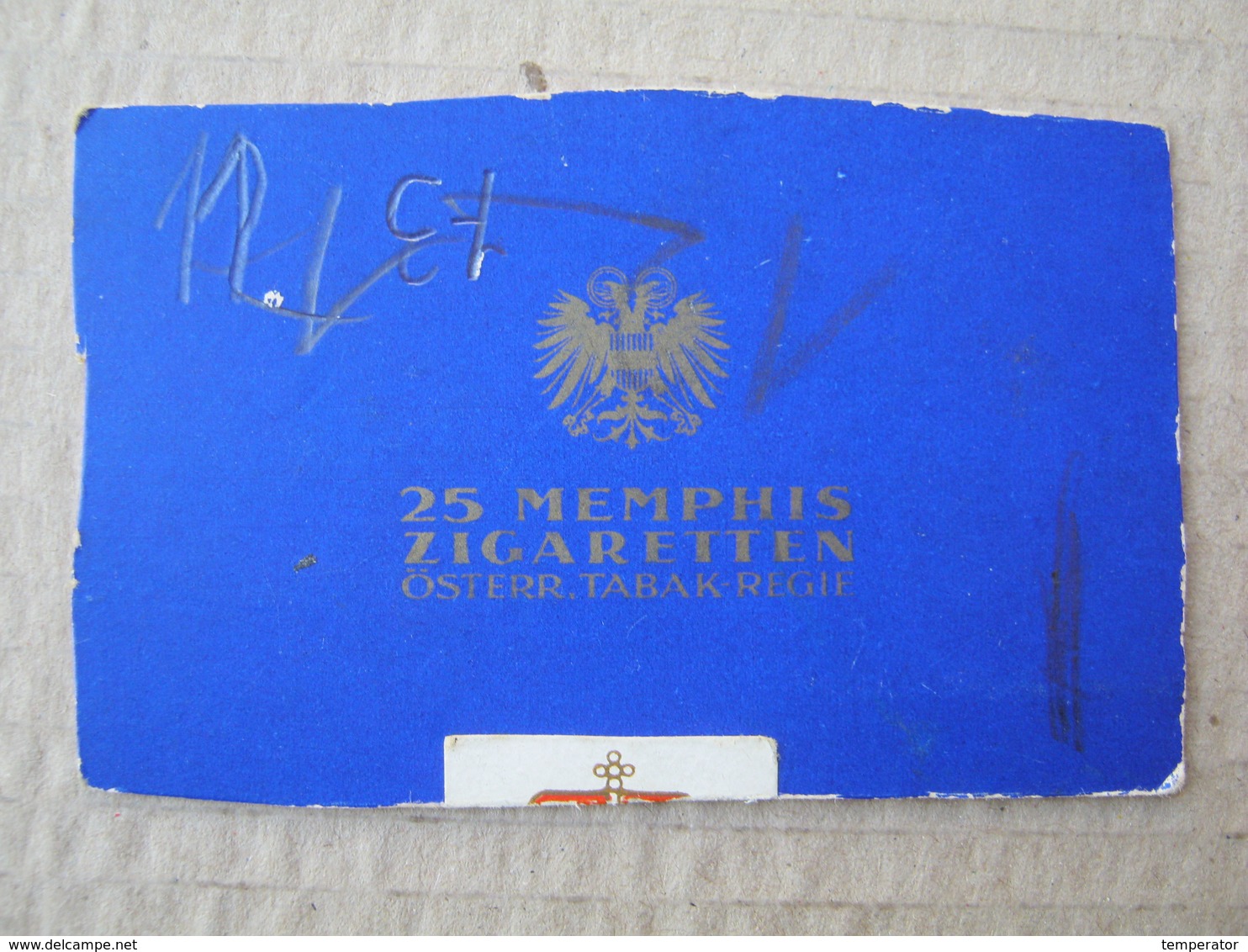 Austria / Klosterneuburg / Picture, Clip From A Cigarette Box ( 25 MEMPHIS Zigaretten Österr. - Tabak Regie ) - Altri & Non Classificati