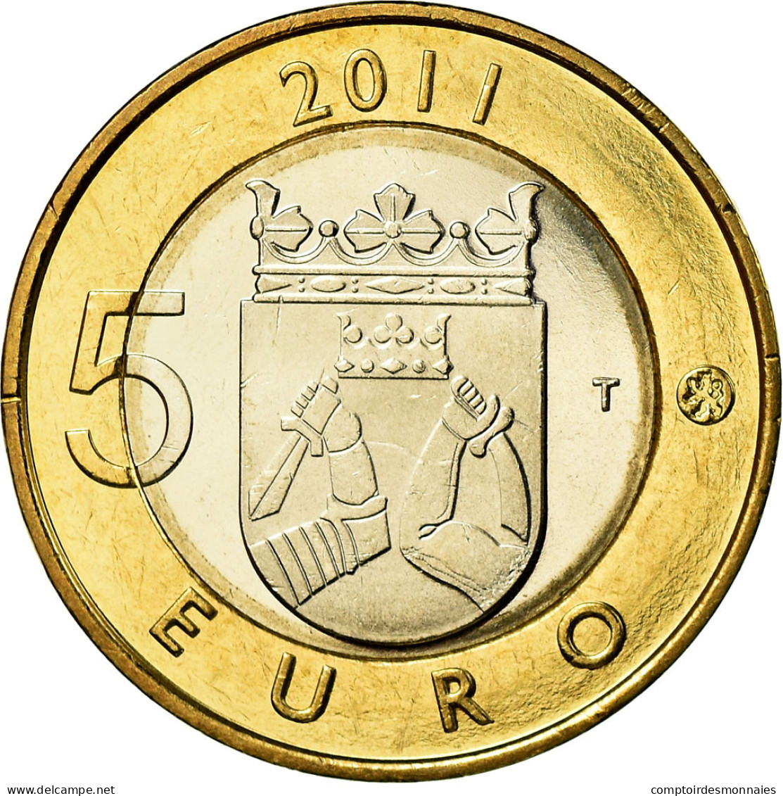 Finlande, 5 Euro, 2011, SUP, Bi-Metallic, KM:159 - Finlande