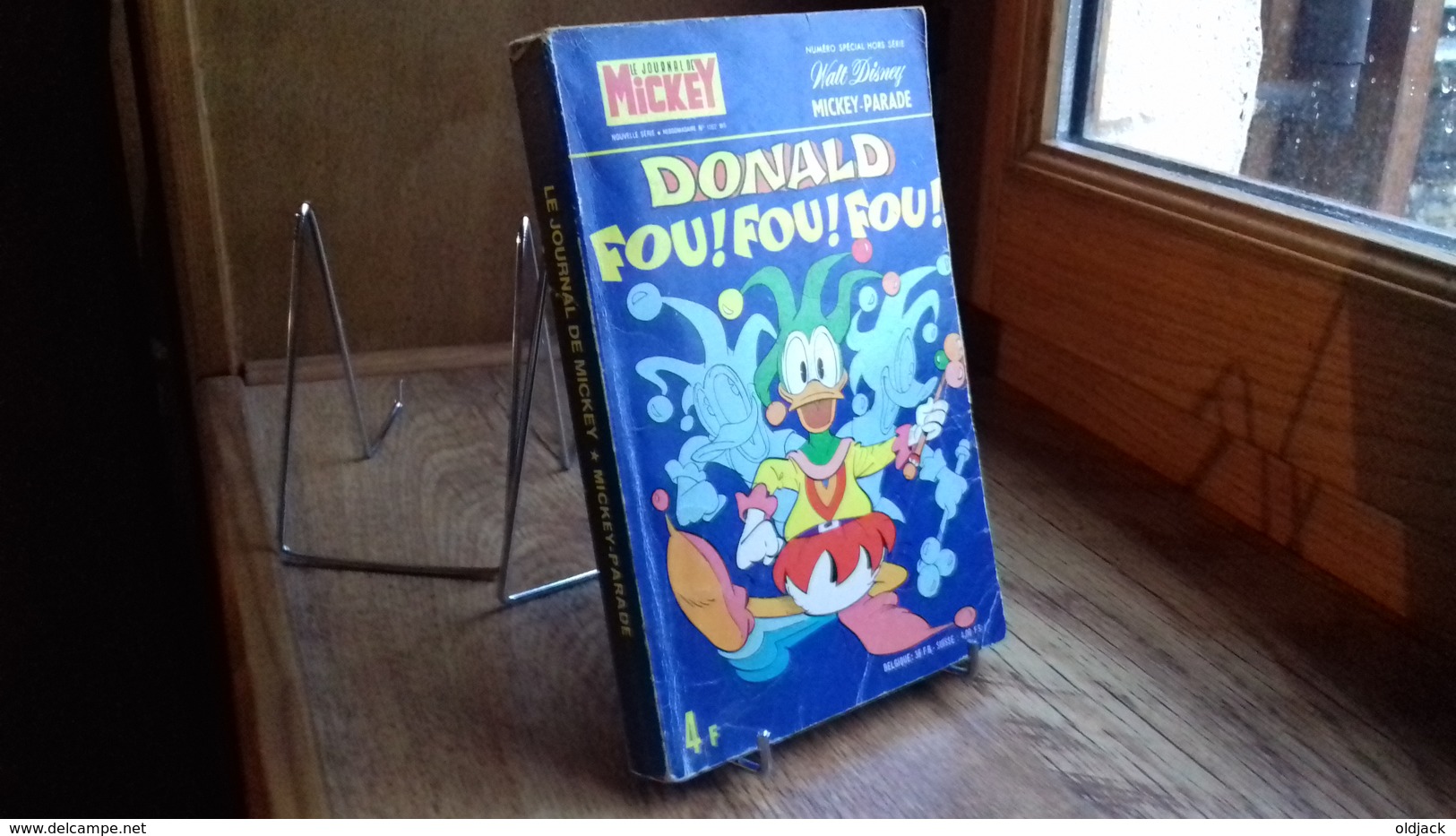 MICKEY PARADE (nvelle Série)Donald Fou! Fou!fou! N°1182 Bis H-SERIE.1975(251R10) - Mickey Parade