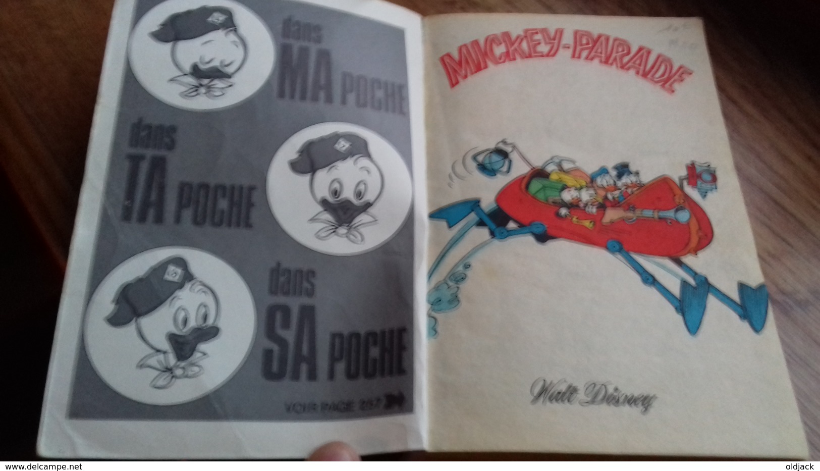 MICKEY PARADE (nvelle Série)Donald Fou! Fou!fou! N°1182 Bis H-SERIE.1975(251R10) - Mickey Parade