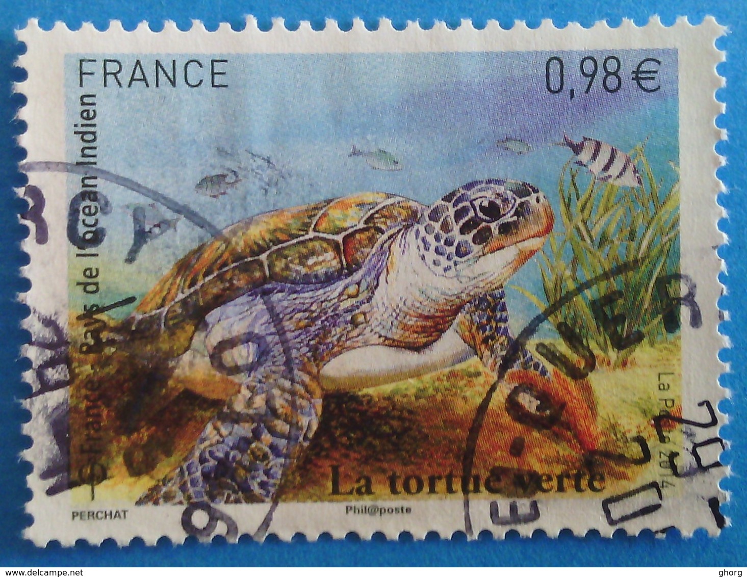 France 2014  : Tortue Verte (Chelonia Mydas) N° 4903 Oblitéré - Oblitérés