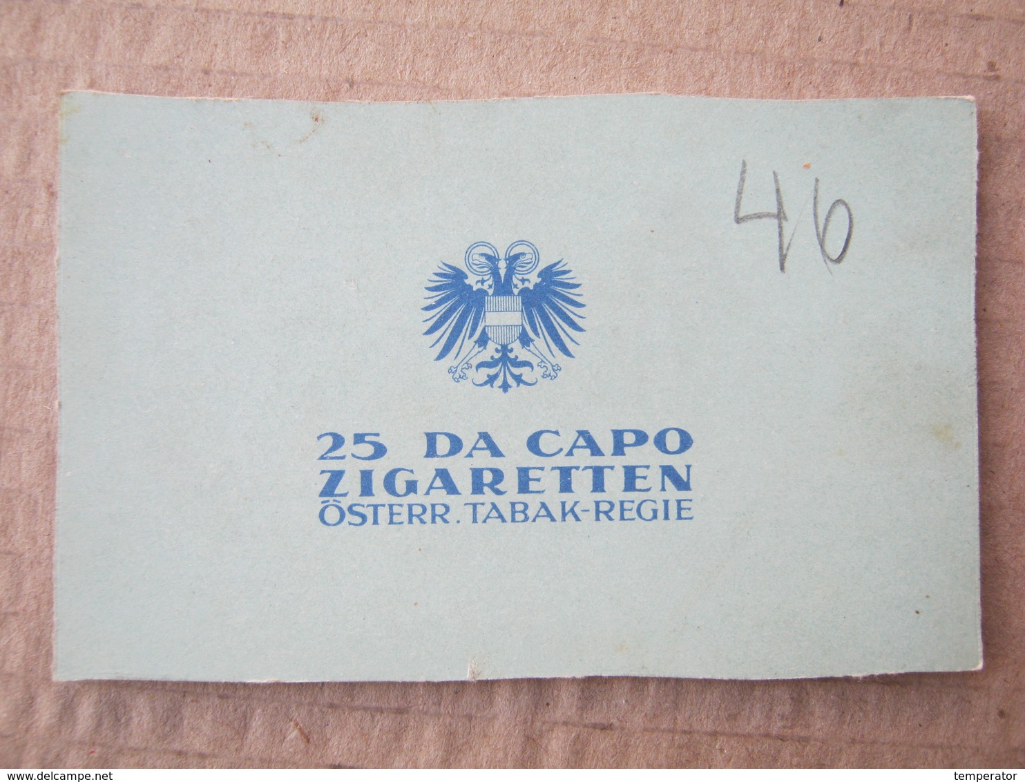 Innsbruck Rennweg / Picture, Clip From A Cigarette Box ( 25 DA CAPO Zigaretten Österr. - Tabak Regie ) - Autres & Non Classés