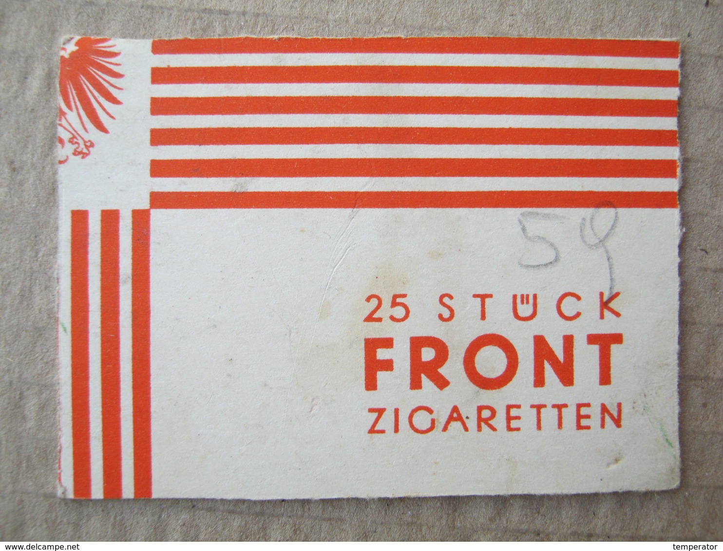 Wien. PRINZ EUGEN - DENKMAL / Picture, Clip From A Cigarette Box ( 25 STÜCK FRONT Zigaretten ) - Autres & Non Classés