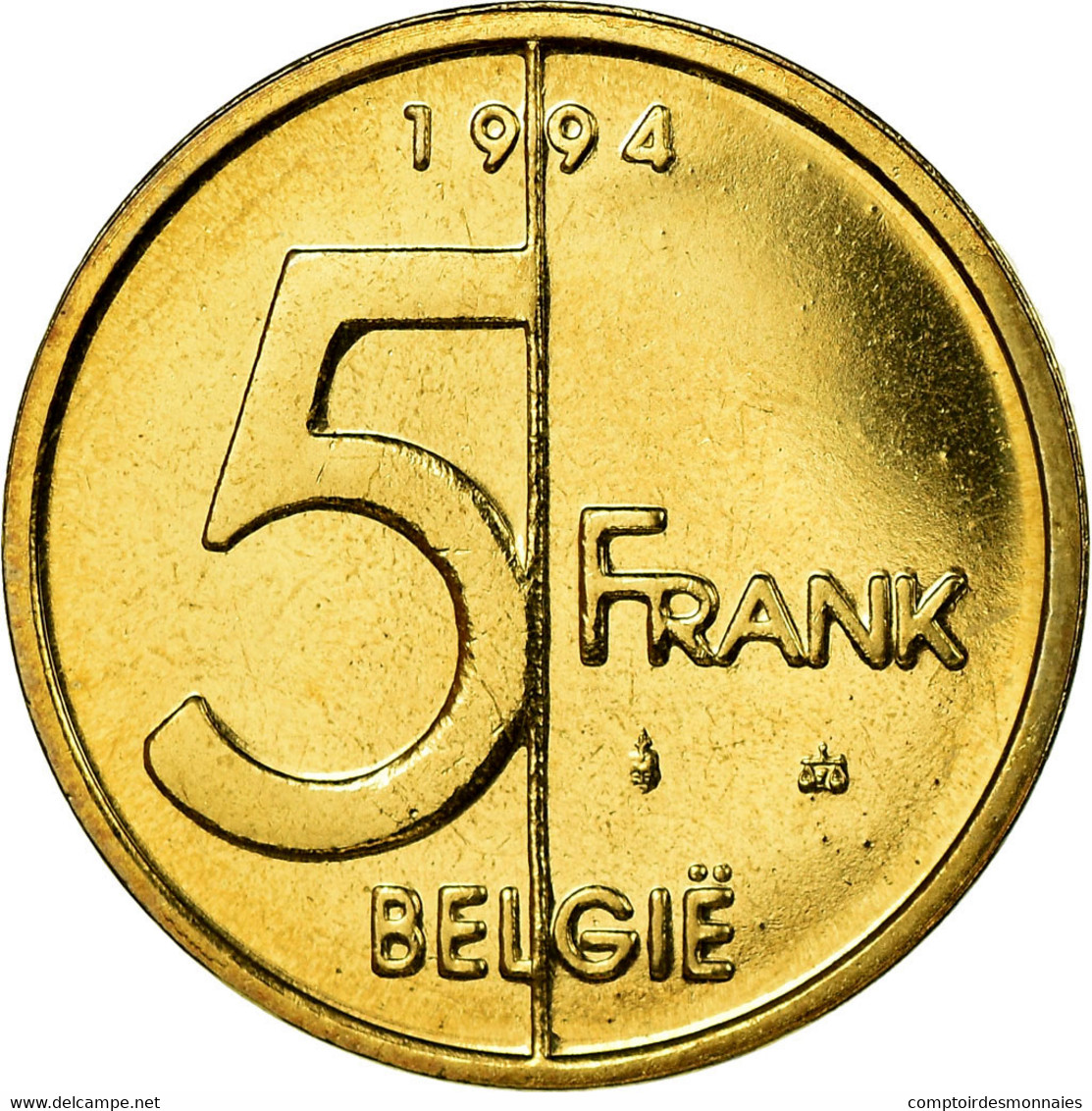 Monnaie, Belgique, Albert II, 5 Francs, 5 Frank, 1994, Bruxelles, SPL - 5 Frank