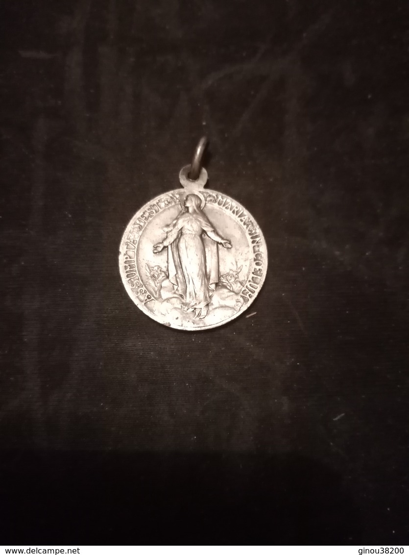 Médaille Marie Et Au Dos Emmanuel D'alzon - Other & Unclassified