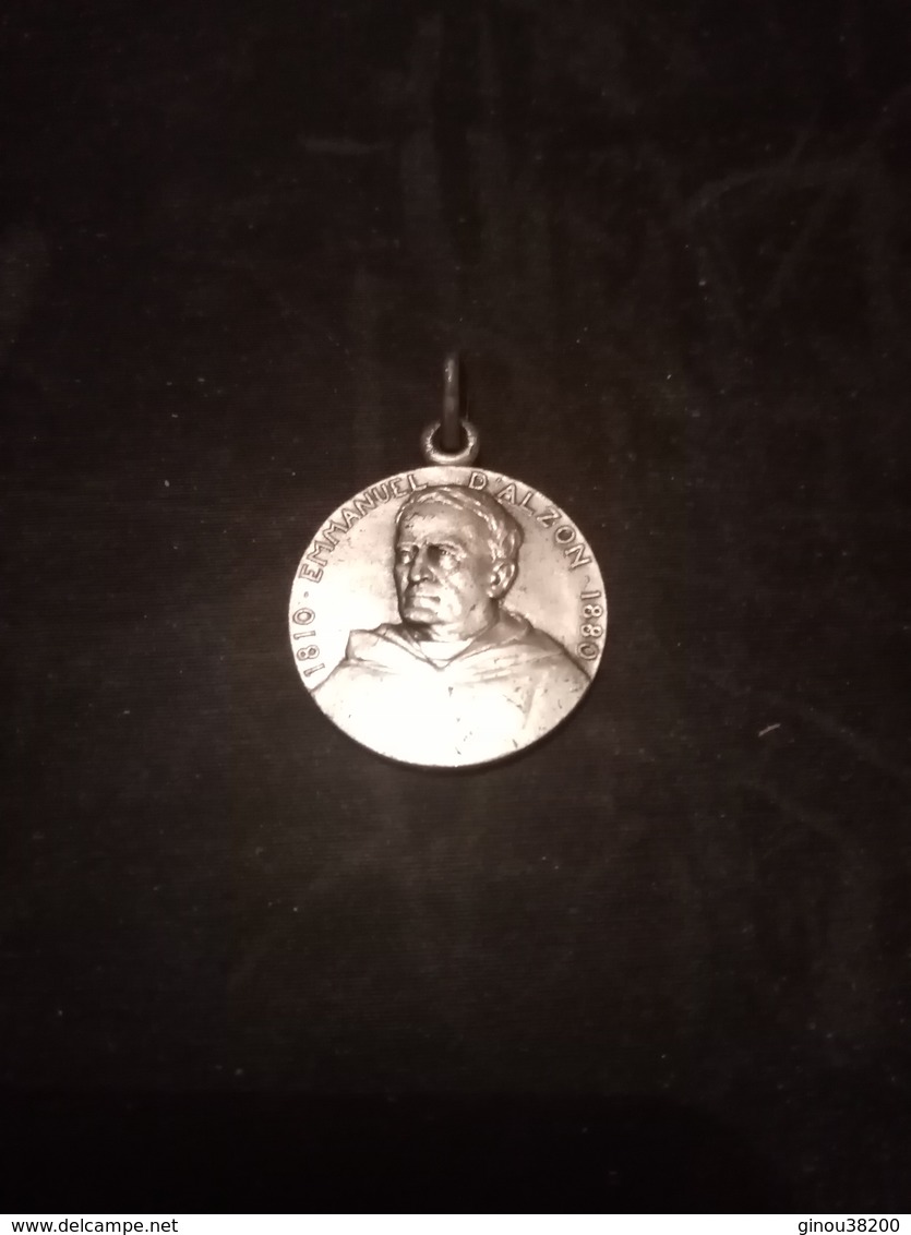 Médaille Marie Et Au Dos Emmanuel D'alzon - Sonstige & Ohne Zuordnung