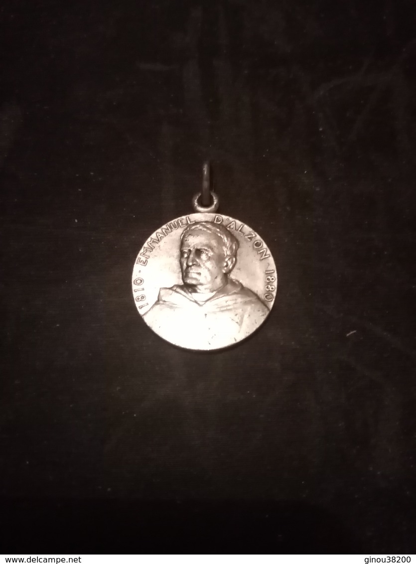 Médaille Marie Et Au Dos Emmanuel D'alzon - Autres & Non Classés