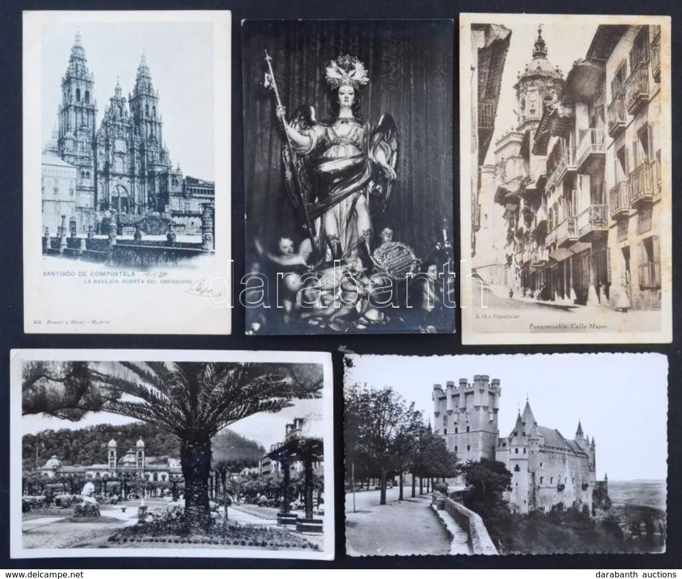 ** * Kb. 1000 Db 1960-as évek Előtti Spanyol Képeslap Dobozban. Vegyes Minőség / Cca. 1000 Pre-1960 Spanish Postcards In - Non Classés