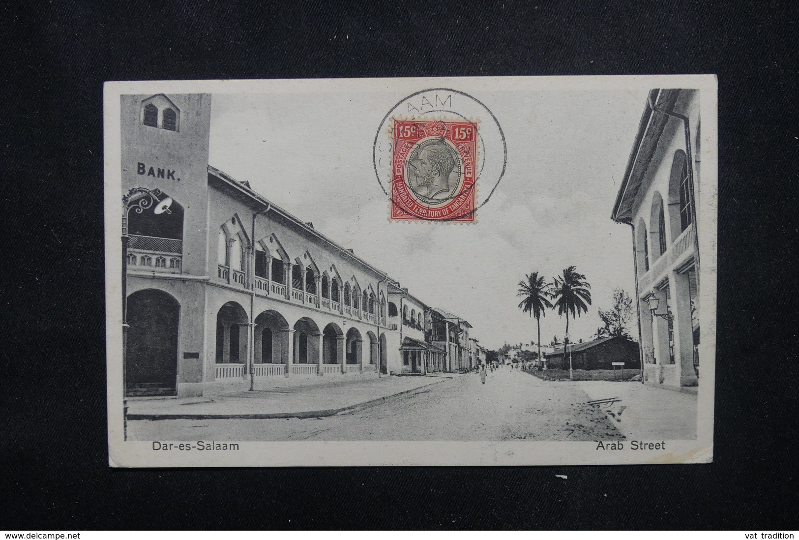 TANGANYIKA - Affranchissement Plaisant De Dar Es Salaam Sur Carte Postale En 1929 Pour La France - L 53111 - Tanganyika (...-1932)