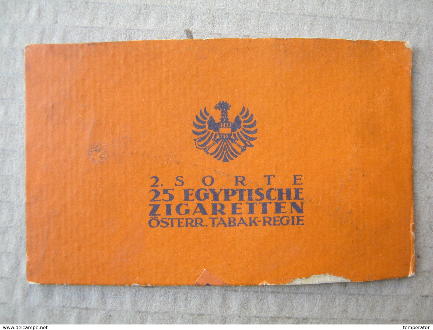 Anton Faistaner ... / Picture, Clip From A Cigarette Box ( 2. SORTE 25 EGYPTISCHE Zigaretten Österr. - Tabak Regie ) - Autres & Non Classés