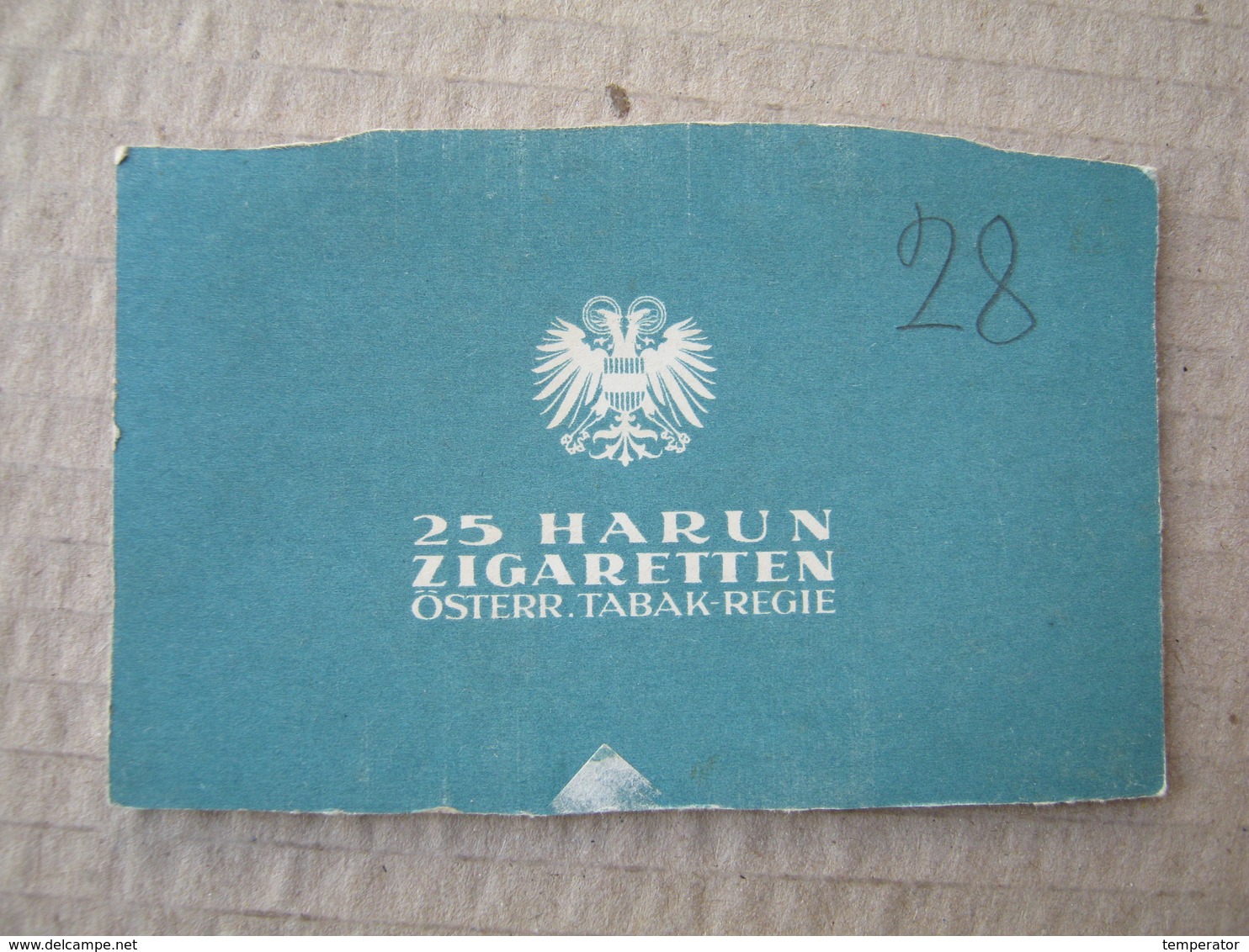DER WILDE KAISER VON KITZBÜHEL / Picture, Clip From A Cigarette Box ( 25 HARUN Zigaretten Österr. - Tabak Regie ) - Autres & Non Classés