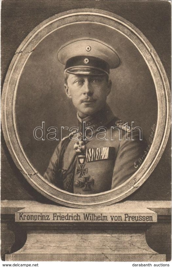** T2 Kronprinz Friedrich Wilhelm Von Preussen / Wilhelm, German Crown Prince, Eldest Son Of Kaiser Wilhelm II - Ohne Zuordnung