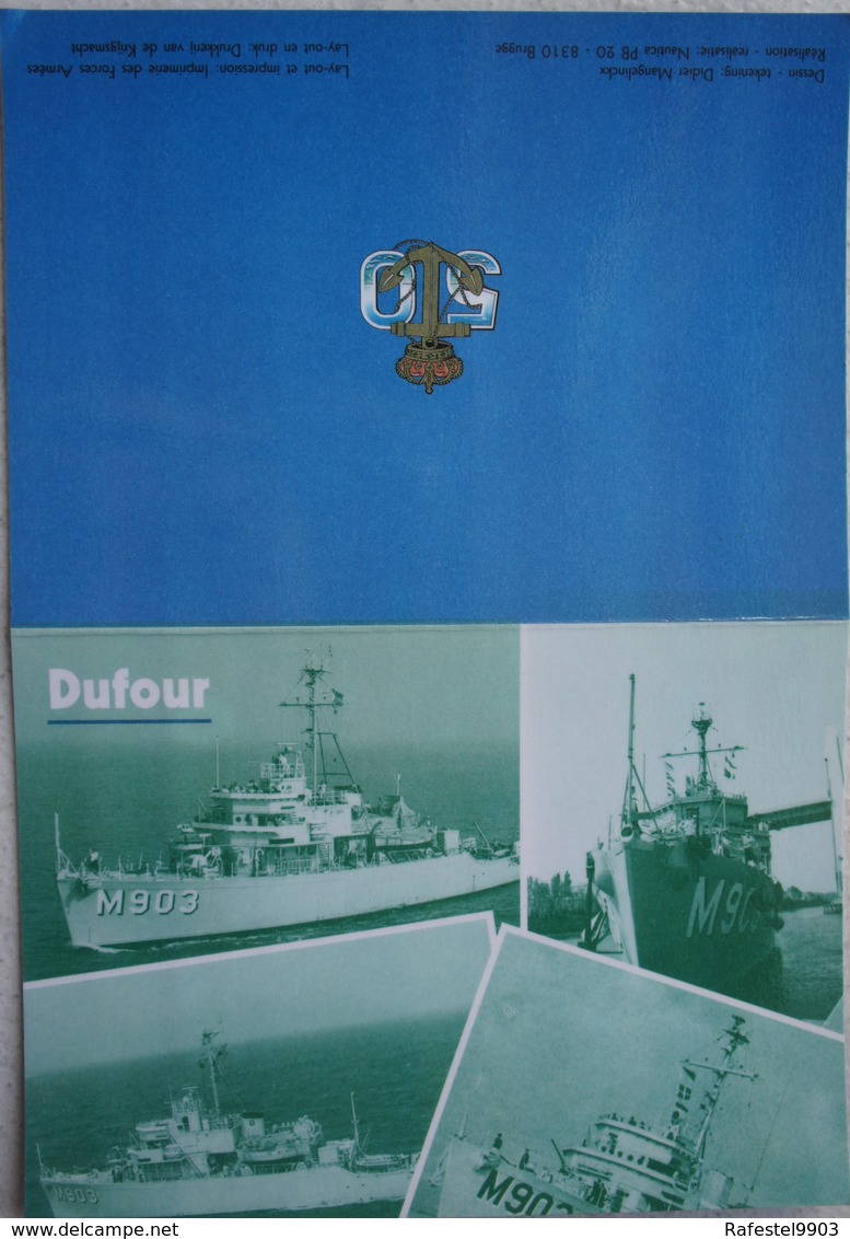 Telecarte Belgacom Zeemacht Force Navale Belge ABL Draguer Chasseur De Mine DUFOUR M903 Marine - Autres & Non Classés