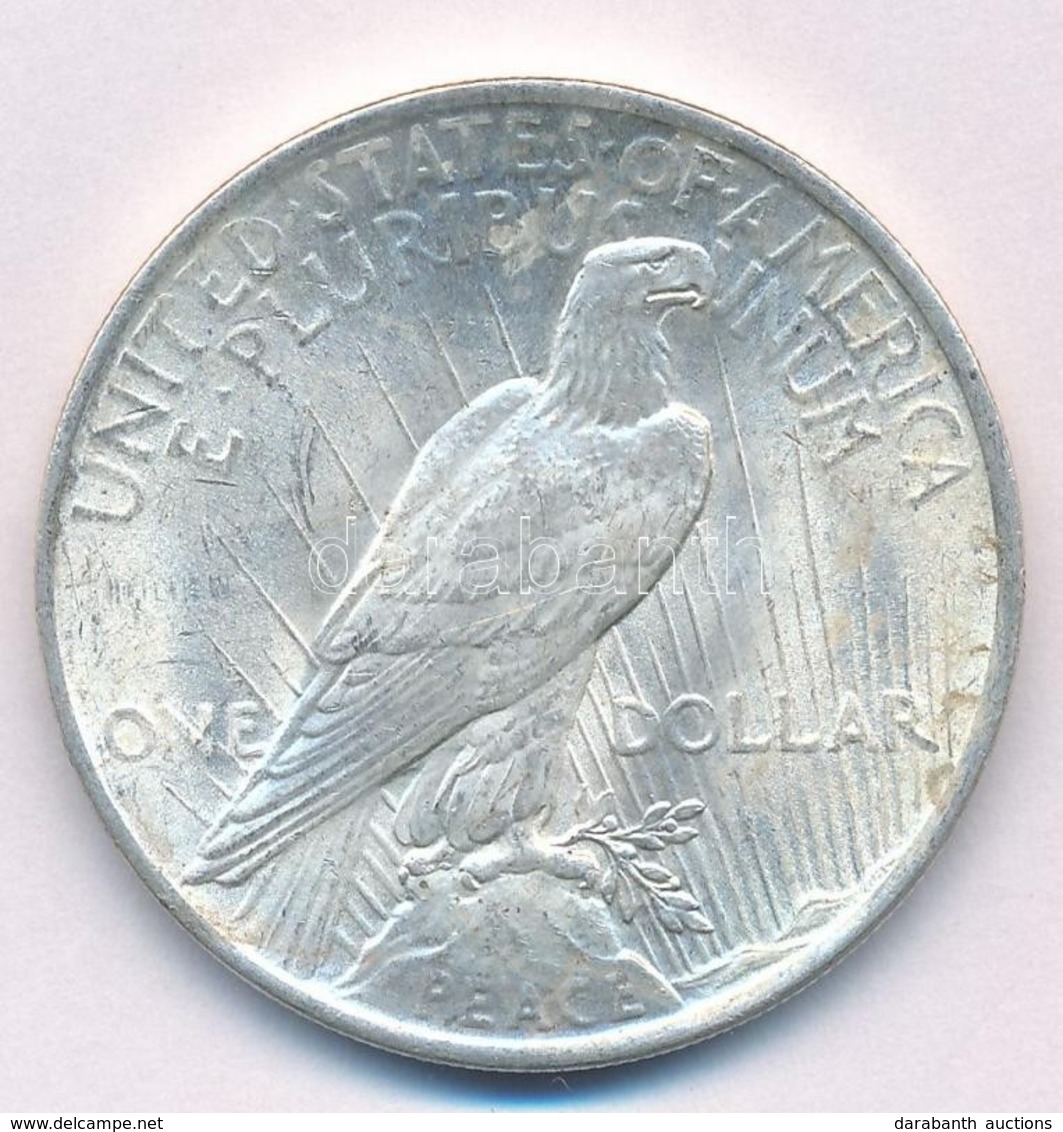 Amerikai Egyesült Államok 1922. 1$ Ag 'Béke' T:2 
USA 1922. 1 Dollar Ag 'Peace' C:XF 
Krause KM#150 - Ohne Zuordnung