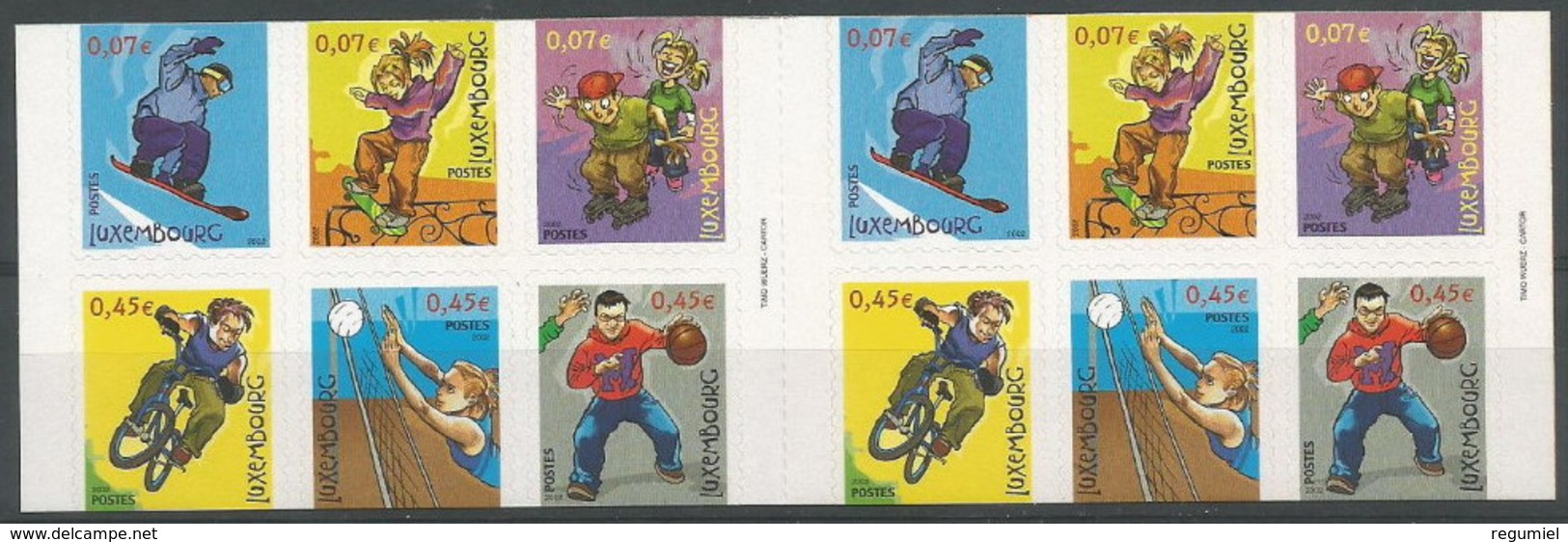 Luxemburgo Carnet. 1511 ** MNH. 2002 - Booklets