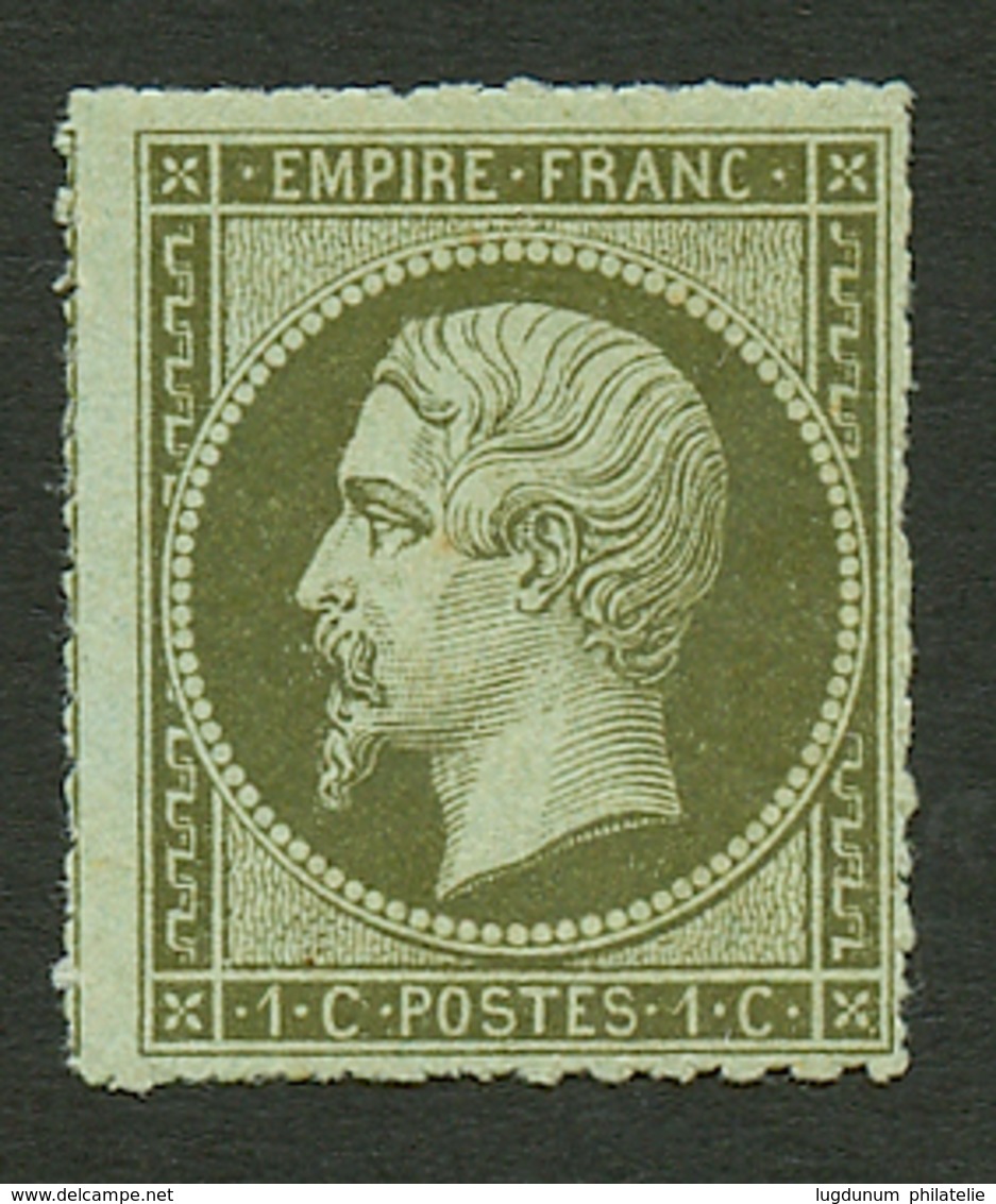 1c Empire (n°11) Perçé En Ligne Neuf *. Rare. Signé SCHELLER. TTB. - Autres & Non Classés