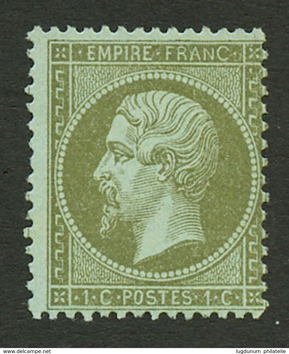 1c (n°19d) Variété Grand "C" Dans Le Cartouche Supérieur Neuf **. Signé BRUN + ROUMET. Certificat ROBINEAU (2008). Timbr - Altri & Non Classificati