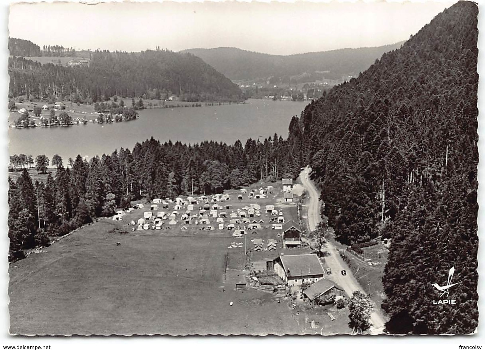 Lac De Longemer. Terrain De Camping De CGU. En Avion Au Dessus De... Edit Lapie - Xonrupt Longemer