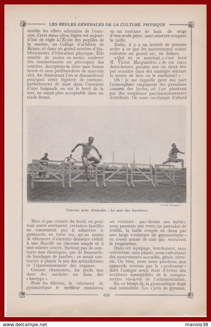 Les Règles Générales De L'éducation Physique. Texte Du Capitaine Royet, Conseiller Technique Des éclaireurs De France. - Documents Historiques