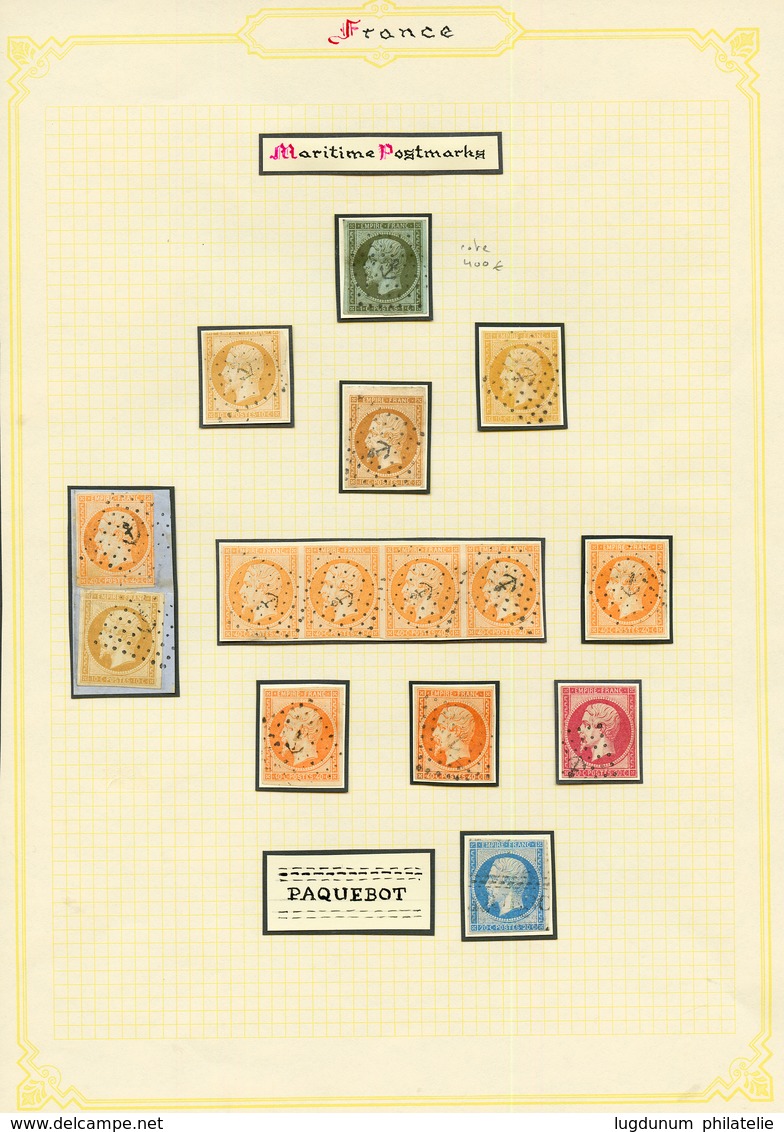 Magnifique Collection D' Oblitérations ANCRE Sur 68 Timbres Entre 1c (n°11) Et 80c CERES. A Voir. TTB. - Other & Unclassified