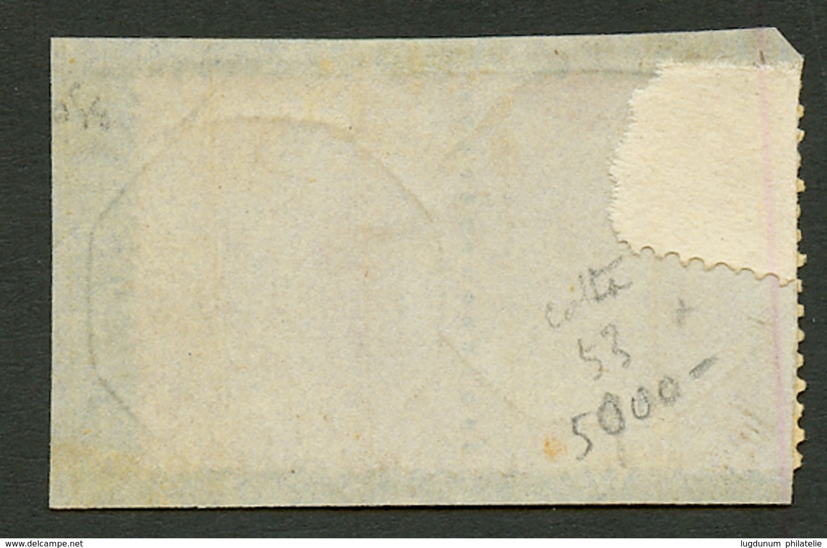 Paire 30c CERES (n°56) Obl. SANTIAGO DE CUBA P.F. D N°1 Sur Fragment. Rare. TTB. - Other & Unclassified