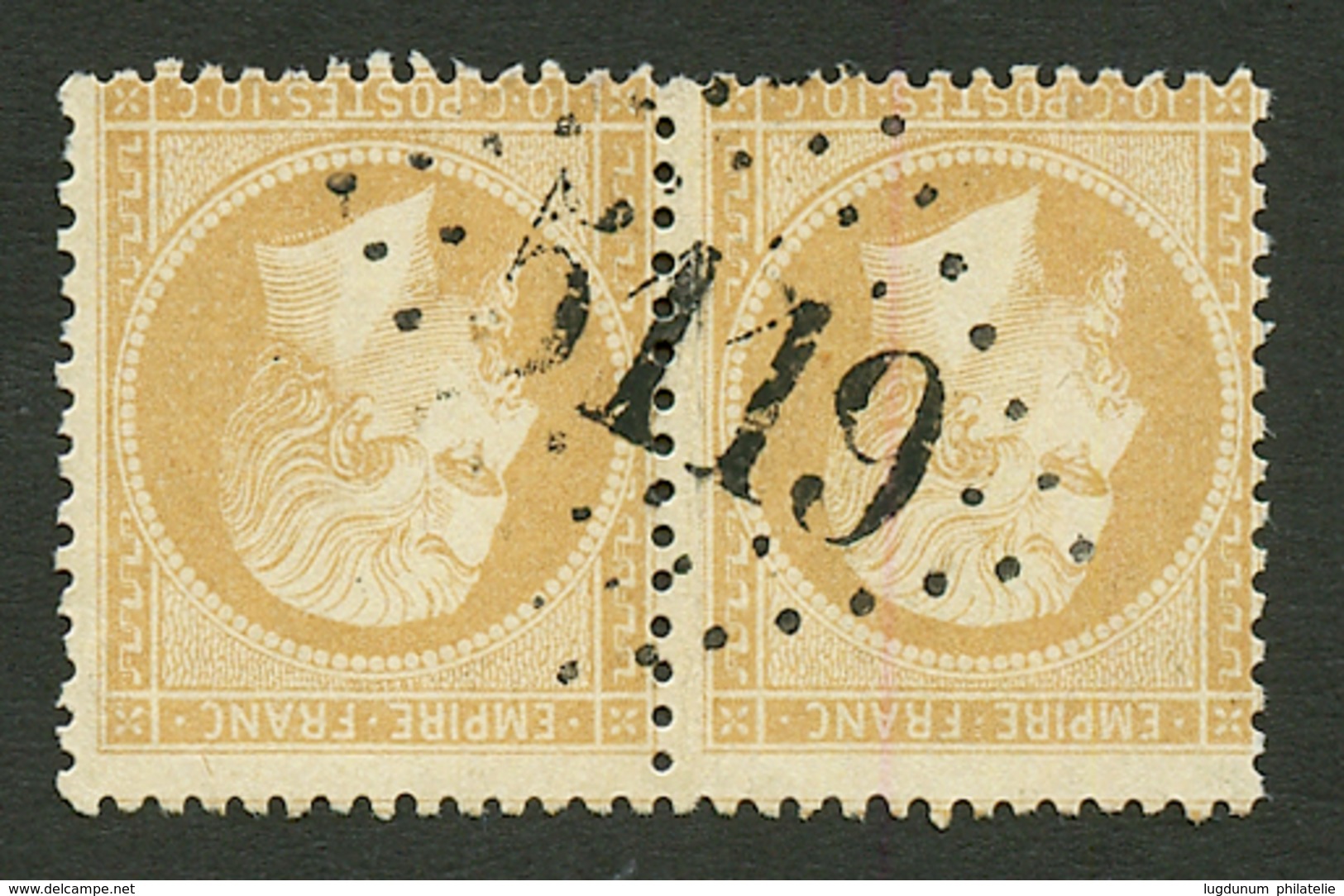 LE CAIRE : GC 5119 Paire 10c (n°21). Signé BRUN. Superbe. - Other & Unclassified