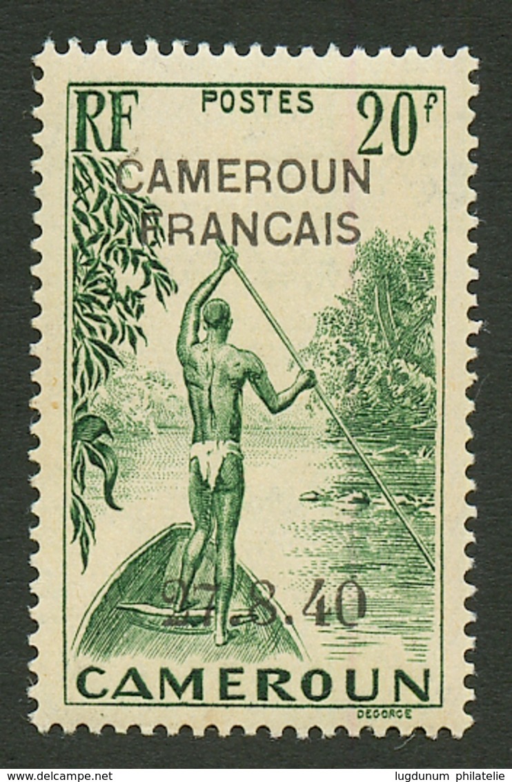 CAMEROUN : 20F Vert (n°232) Neuf **. Légère Rousseur. Cote 250€. TB. - Other & Unclassified