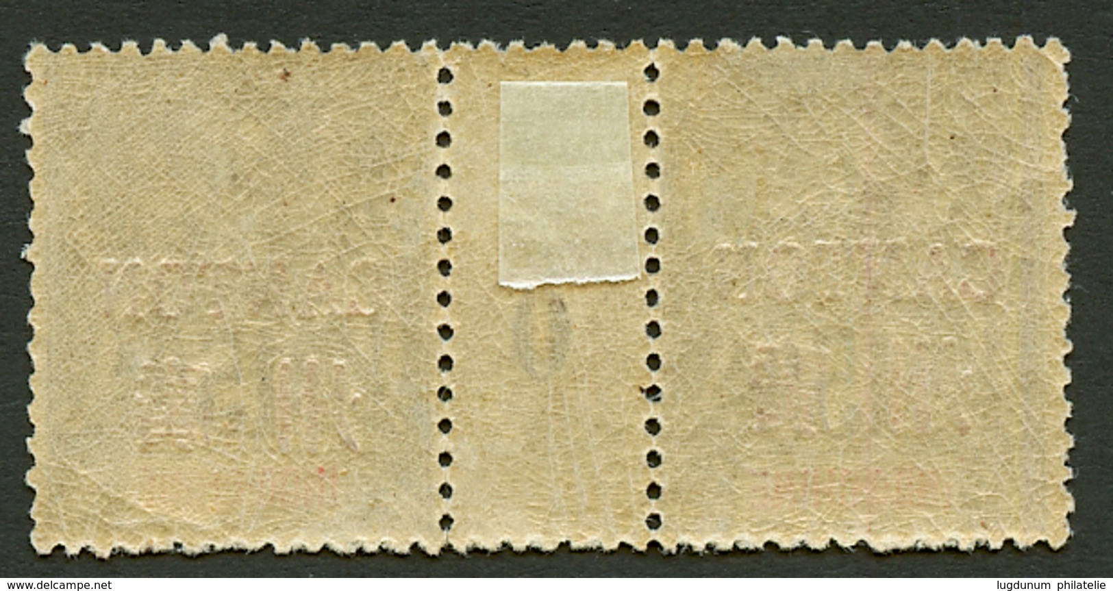 CANTON : Paire 15c (n°8) Millésime 0 Neuf * (timbres **). Cote 140€. Tirage 900. TTB. - Autres & Non Classés