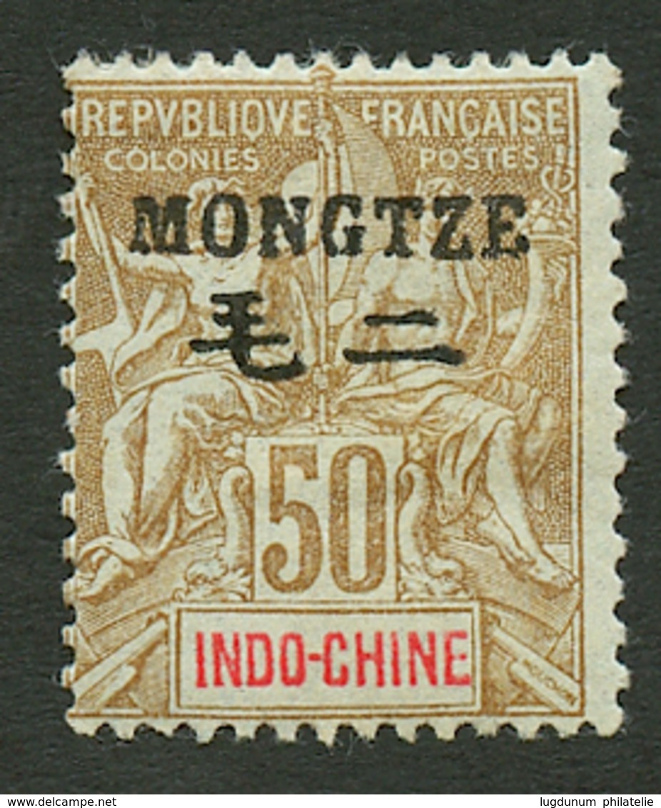 MONGTZE : 50c (n°13) Neuf *. Cote 130€. TTB. - Other & Unclassified