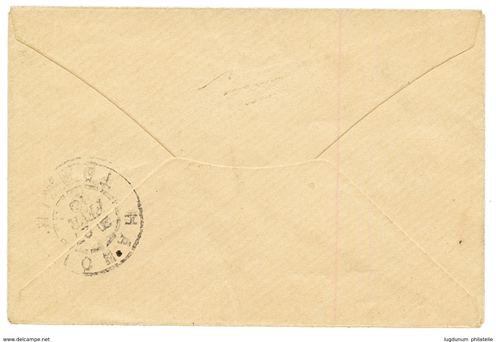 1910 INDOCHINE Entier-postal 5c Obl. YUNNAN-FOU CHINE Pour Le TONKIN. Rare Sur INDOCHINE. TTB. - Other & Unclassified