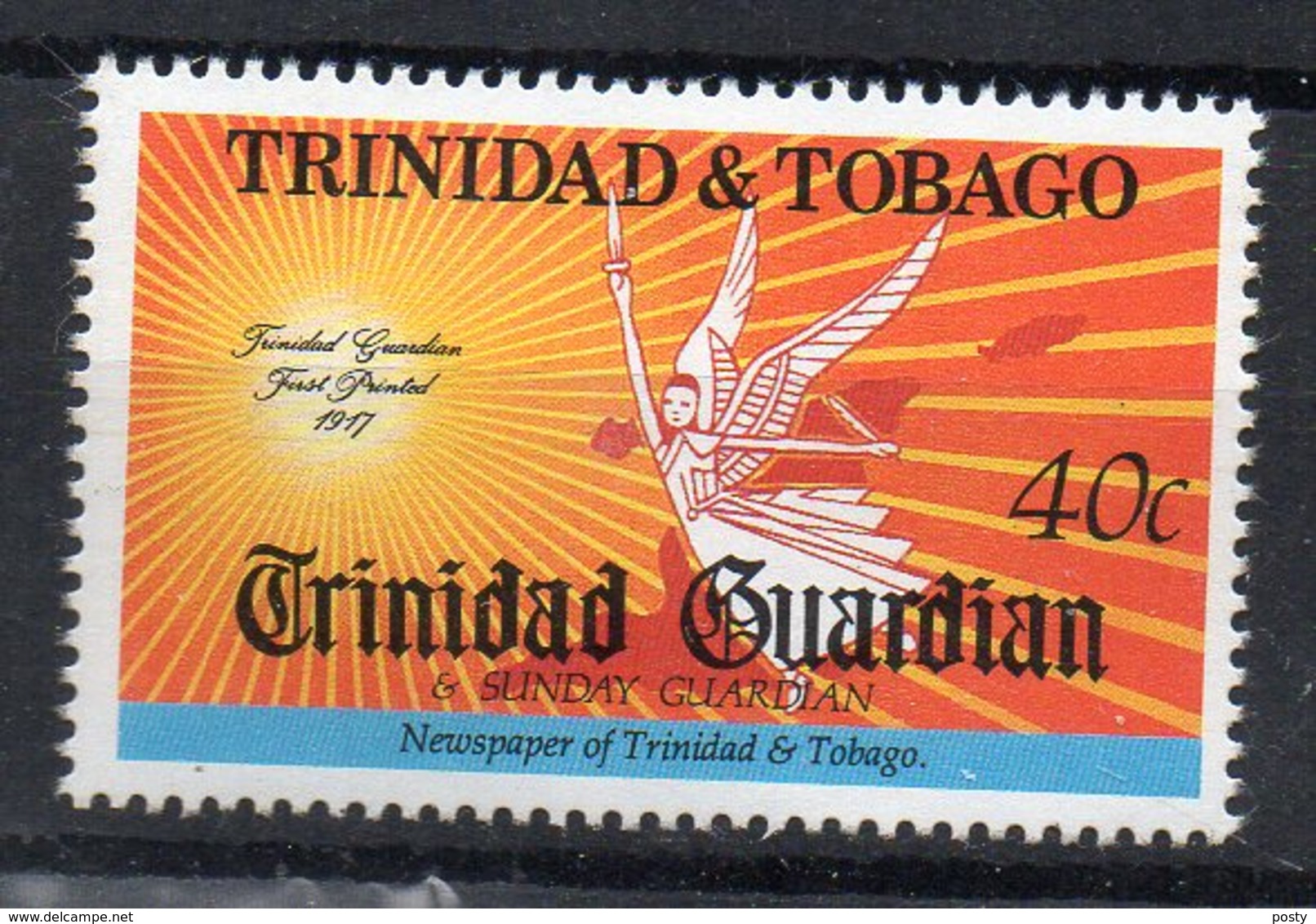 TRINITE ET TOBAGO - TRINIDAD AND TOBAGO - 1993 - TRINIDAD GUARDIAN - 75 Th ANNIVERSARY - 75éme ANNIVERSAIRE - - Trinité & Tobago (1962-...)