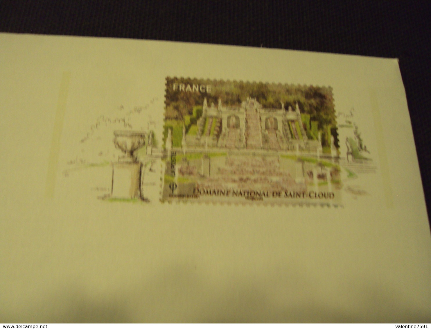 2012- P.A.P. Enveloppe + Carte"Jardins De France, Saint Cloud "  N°4663 (valeur Permanente  Jusqu'à 50 Gr) Net  4 E - Cartes-lettres