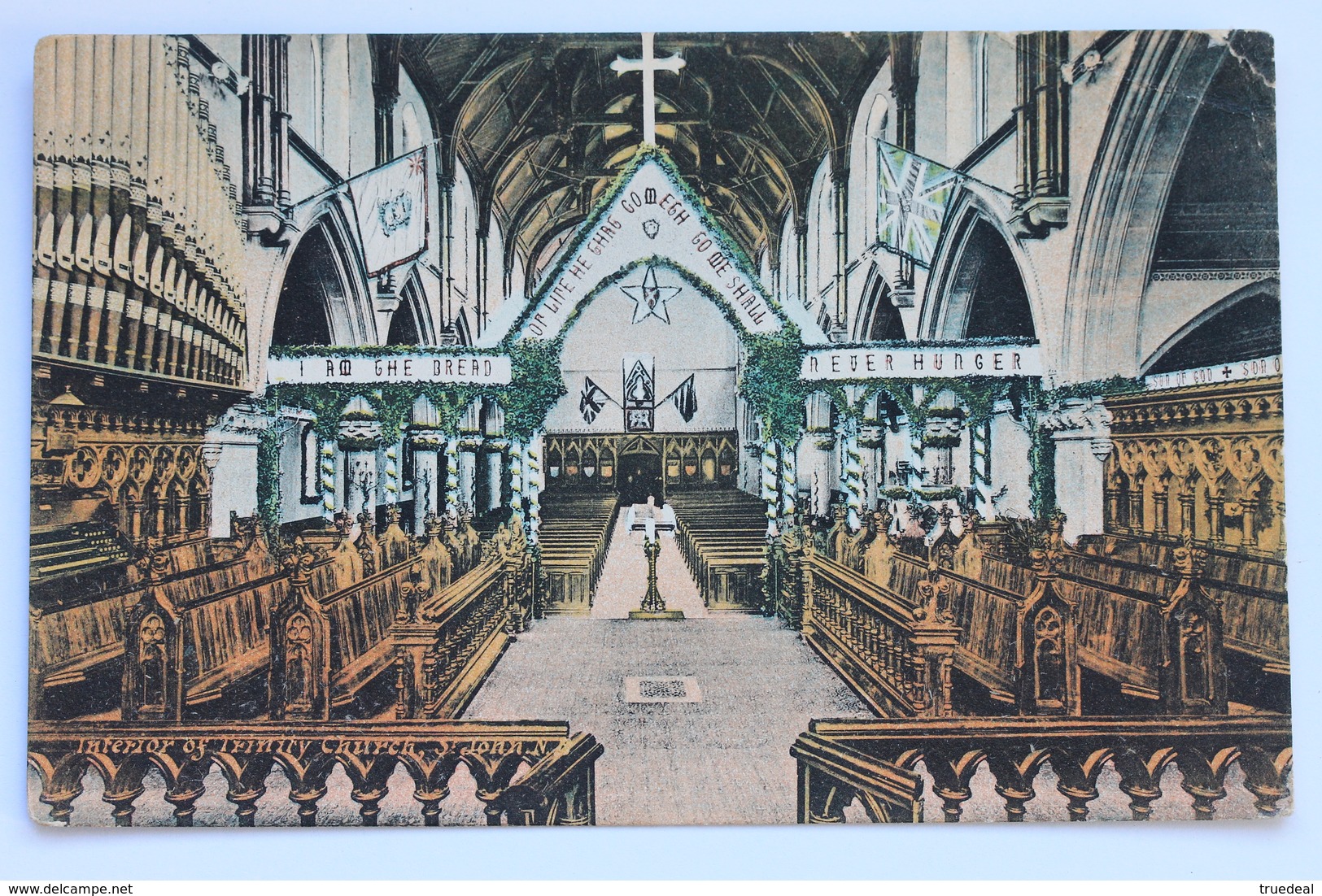 Interior Of Trinity Church, St. John, N.B. New Brunswick, Canada, 1907 - St. John