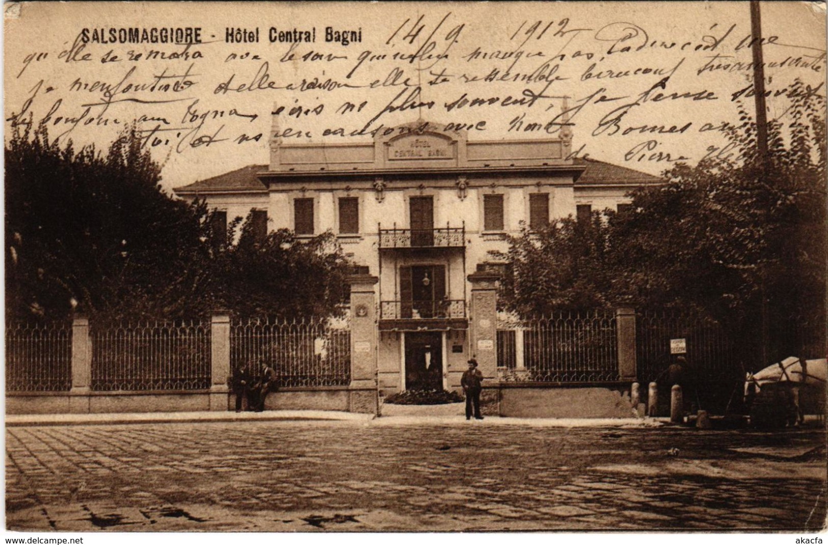 CPA SALSOMAGGIORE Hotel Central Bagni ITALY (803017) - Sonstige & Ohne Zuordnung