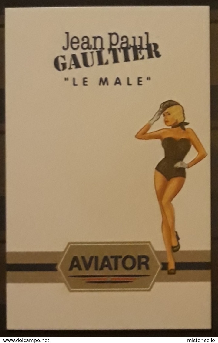 TARJETA PERFUMADA JEAN PAUL GAULTIER - AVIATOR. - Modernas (desde 1961)