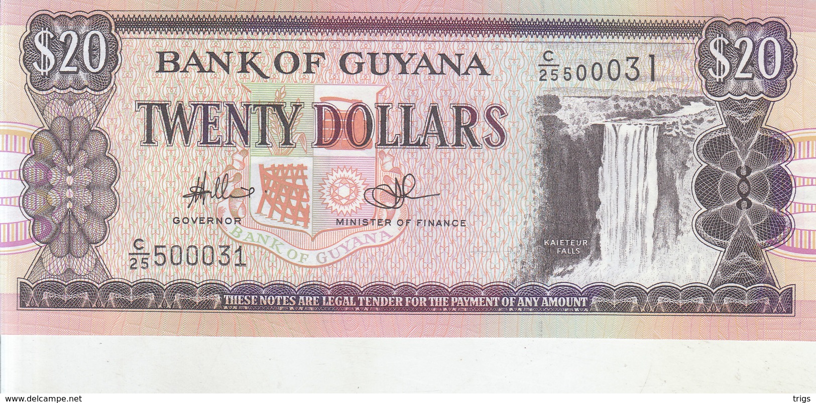 Guyana - 20 Dollars - Guyana