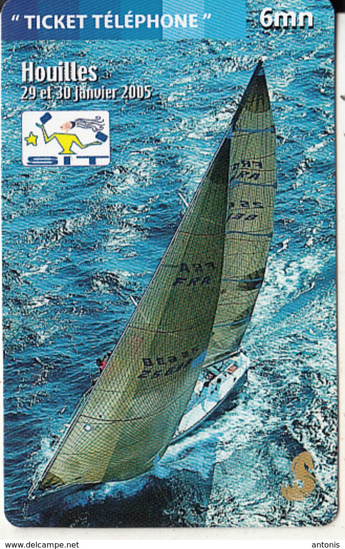 FRANCE - Sailing/Beneteau, S.I.T. 2005, France Telecom Promotion Prepaid Card, Tirage 1000, 01/05, Mint - Sport