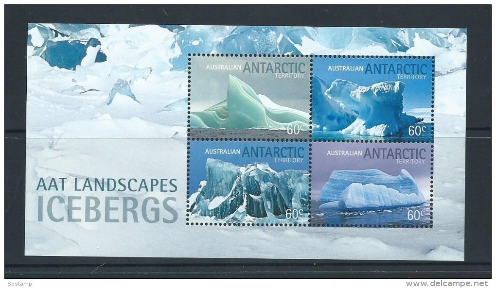 Australian Antarctic Territory 2011 Iceburg Miniature Sheet MNH - Unused Stamps