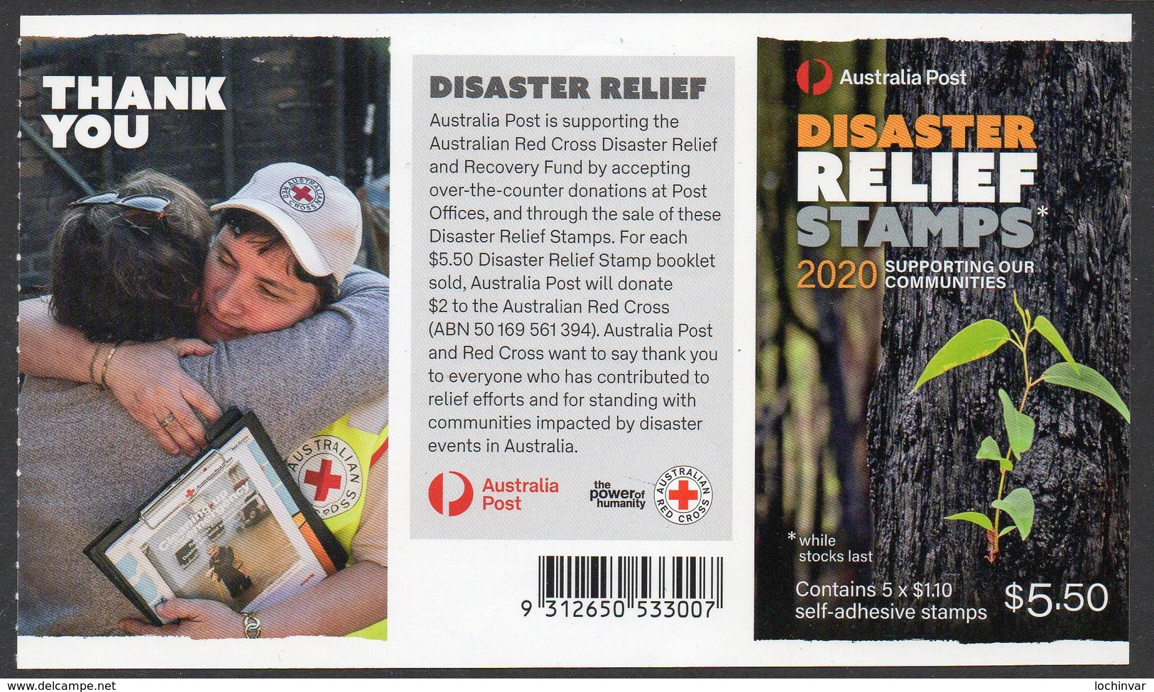 AUSTRALIA, 2020 DISASTER RELIEF SPECIAL STAMPS BOOKLET - Mint Stamps