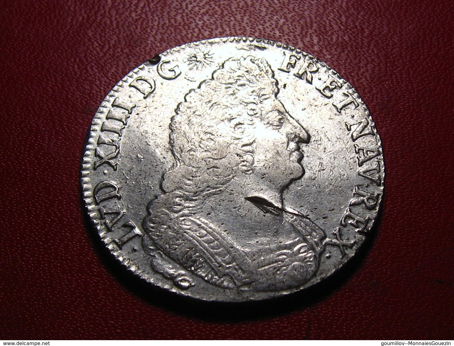 France - Écu aux Palmes 1694 L Bayonne Louis XIV 8062