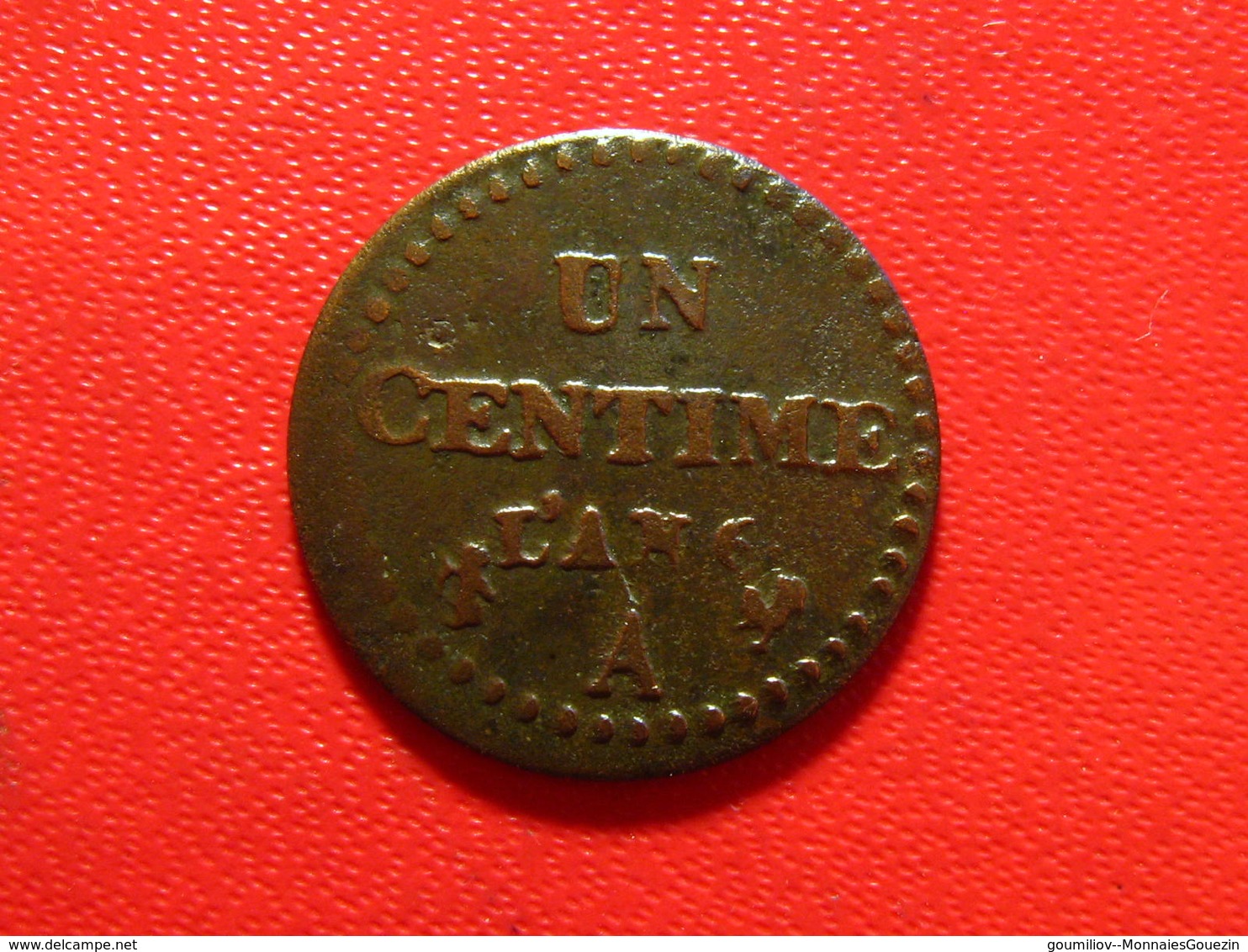 France - Un Centime An 6 A Paris Dupré - Double Frappe 8032 - 1795-1799 Direktorium