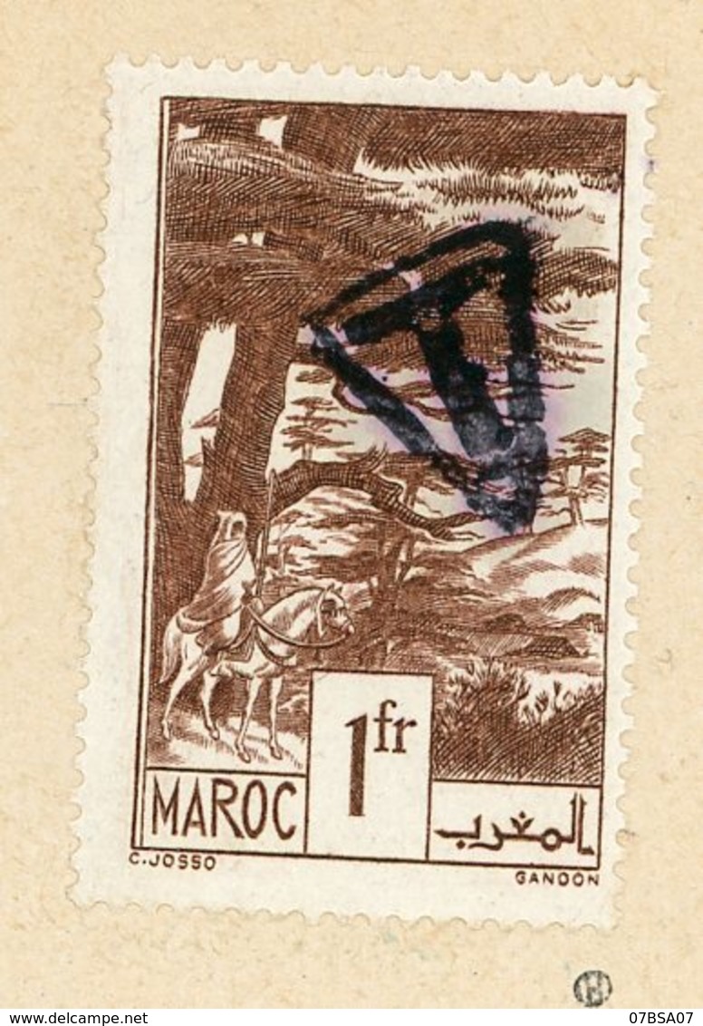 MAROC ENV 1943 RABAT TYPE HOROPLAN + T + TIMBRES N°174 , 182 ET 193 OBLIT T AYANT SERVI DE TAXE LETTRE LOCALE - Lettres & Documents