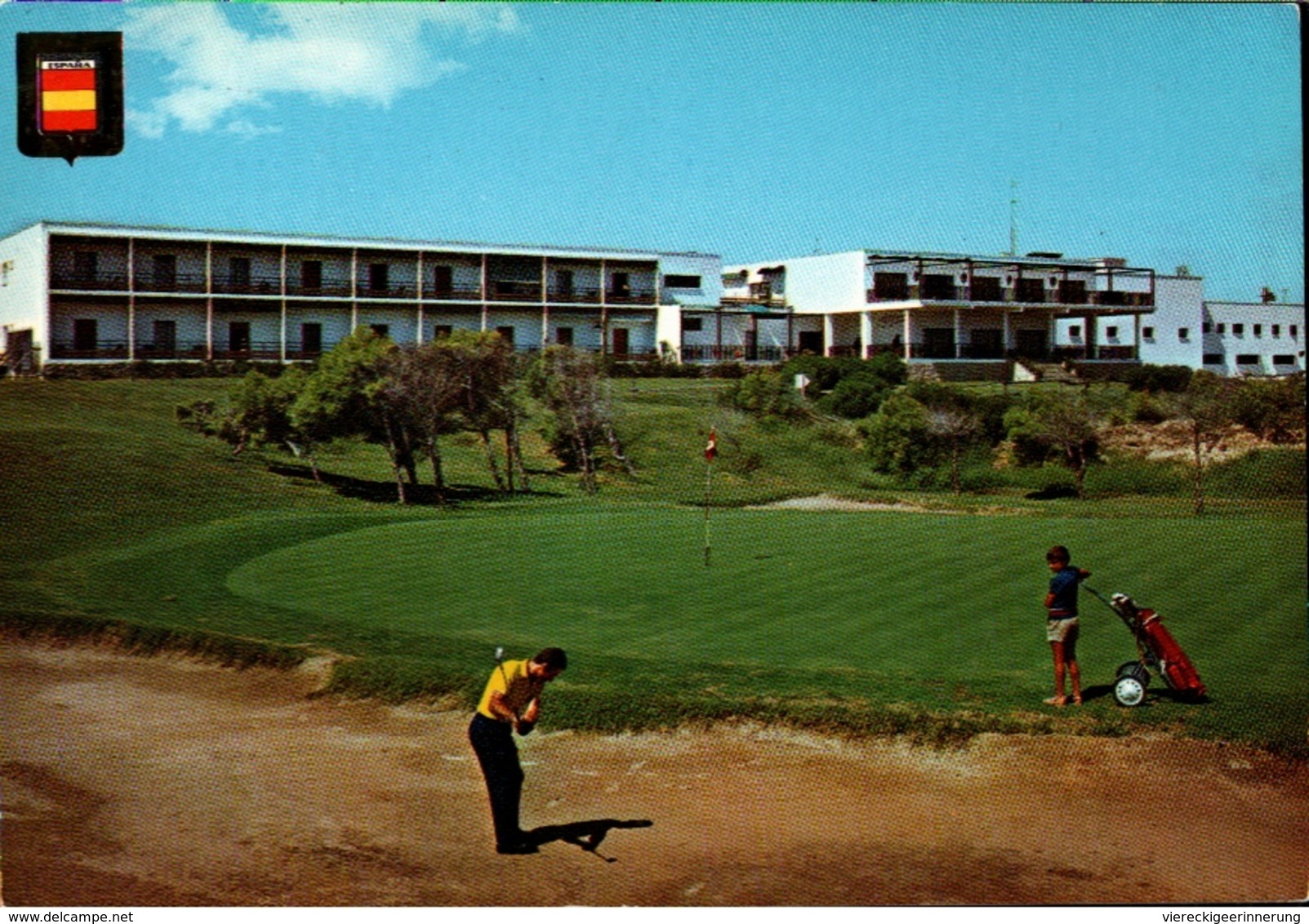 ! Moderne Ansichtskarte Golfplatz, Golfing, Luis Vives, El Saler ( Valencia ), Spanien - Golf