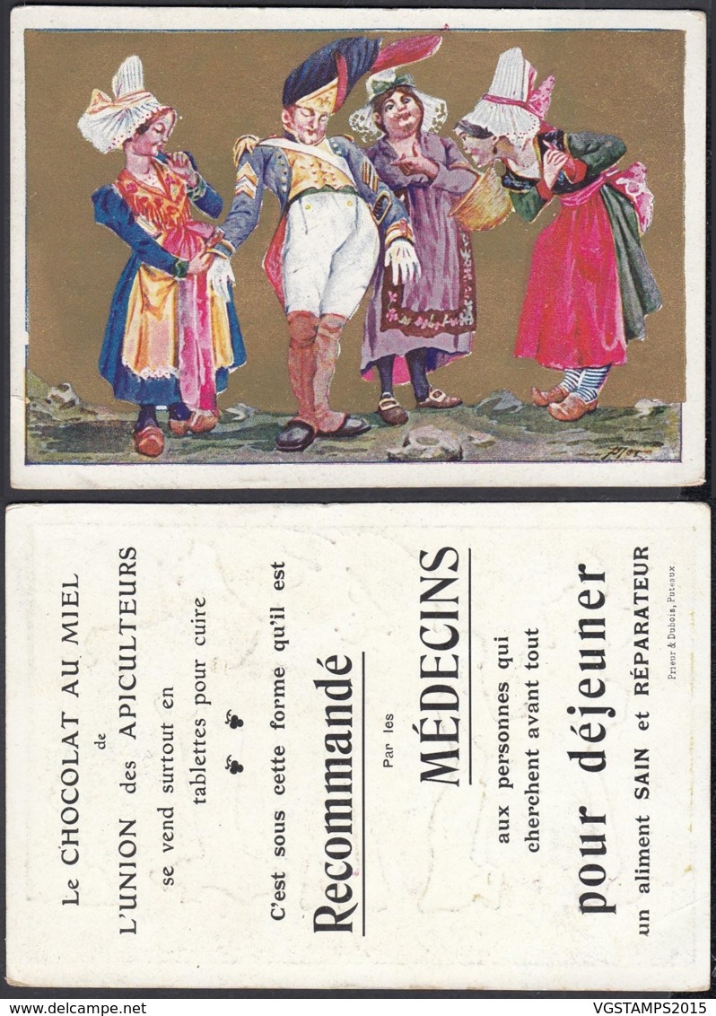 Chromo " Scènes Avec Costumes " Chocolat Au Miel De L'Union Des Apiculteurs (VG) DC6736 - Andere & Zonder Classificatie