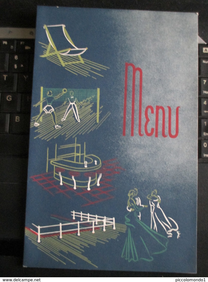 Compagnie Maritime Belge 1959 Diner Au Revoir Elisabethville Laatste Boot ??? - Menus